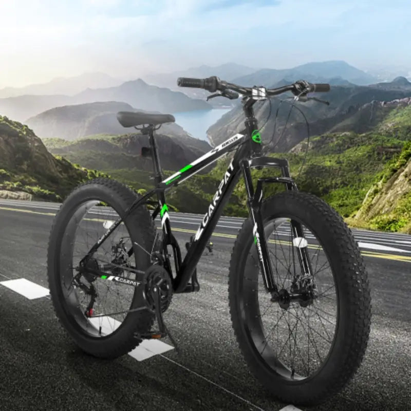 Elecony 26-Inch Fat Tire Bike 21-Speed, Durable & Versatile for Any Terrain