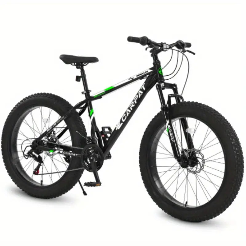 Elecony 26-Inch Fat Tire Bike 21-Speed, Durable & Versatile for Any Terrain